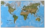 Wereldkaart Envorinmental Magneetbord Whiteboard 136 x 86 cm  Maps International Engelstalig