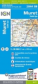 Topografische Wandelkaart van Frankrijk 2044SB - Muret / St-Lys