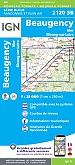 Topografische Wandelkaart van Frankrijk 2120SB - Beaugency / Mer / Meung-sur-Loire