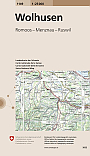 Topografische Wandelkaart Zwitserland 1149 Wolhusen Romoos - Menznau - Ruswil - Landeskarte der Schweiz