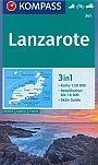 Wandelkaart 241 Lanzarote Kompass
