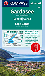 Wandelkaart 697 Gardasee und Umgebung  Lago di Garda e dintorni,  Kompass