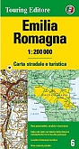 Wegenkaart - Fietskaart 6 Emilia / Romagna - Touring Club Italiano (TCI)