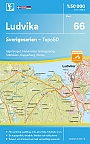 Topografische Wandelkaart Zweden 66 Ludvika Sverigeserien Topo 50