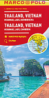 Wegenkaart - Landkaart Thailand, Vietnam, Laos, Cambodia | Marco Polo Maps