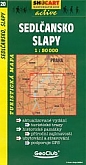 Wandelkaart 20 Sedlcansko Slapy | Shocart Turisticka Mapa