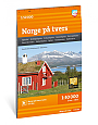 Wandelkaart Norge på tvers (Stjørdal-Sylan) Turkart | Calazo