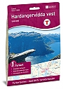 Topografische Wandelkaart Noorwegen 2659 Hardangervidda West Vest - Nordeca Turkart