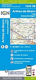 Topografische Wandelkaart van Frankrijk 1544SB - Arthez-de-Bearn Lacq Arzacq-Arraziguet