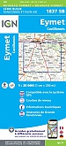 Topografische Wandelkaart van Frankrijk 1837SB - Eymet Castillonnès