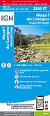 Wandelkaart 2349ETR Massif du Canigou Vernet-les-Bains Pyreneeën Geplastificeerd | IGN