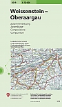 Topografische Wandelkaart Zwitserland 5019 Weissenstein / Oberaargau (Samengestelde kaart) - Landeskarte der Sc