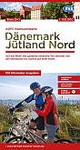 Fietskaart 1 Denemarken Jutland Noord | ADFC Radtourenkarte - BVA Bielefelder Verlag
