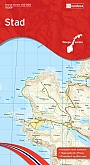 Topografische Wandelkaart Noorwegen 10069 Stad - Nordeca Norge