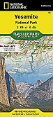 Wandelkaart 206 Yosemite National Park (California) - Trails Illustrated Map / National Park Maps National Geographic