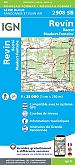Topografische Wandelkaart van Frankrijk 2908SB - Revin / Rocroi / Maubert-Fontaine