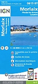 Topografische Wandelkaart van Frankrijk 0615ET - Morlaix / Plestin-les-Greves / Carantec