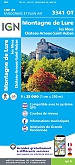 Topografische Wandelkaart van Frankrijk 3341OT - Montagne de Lure / Les Mees / Chateau-Arnoux