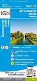 Topografische Wandelkaart van Frankrijk 3621ET - Dannemarie / Delle / Sundgau