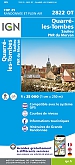 Topografische Wandelkaart van Frankrijk 2822OT - Quarré-Les-Tombes / Saulieu / PNR du Morvan