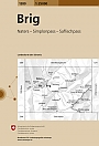 Topografische Wandelkaart Zwitserland 1289 Brig Naters - Simplonpass - Saflischpass - Landeskarte der Schweiz