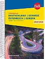 Wegenatlas Duitsland, Österreich, Schweiz, Europa 2024/2025 Spiraalband  A4 Formaat Falk Autoatlas
