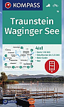 Wandelkaart 16 Traunstein, Waginger See Kompass