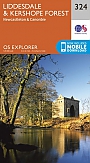 Topografische Wandelkaart 324 Liddesdale / Kershope  Forest Newcastleton & Canonbie - Explorer Map