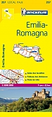 Wegenkaart - Landkaart 357 Emilia Romagna - Michelin Local