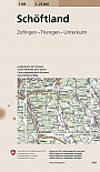 Topografische Wandelkaart Zwitserland 1109 Schoftland Zofingen - Triengen - Unterkulm - Landeskarte der Schweiz