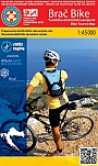 Mountainbikekaart Kroatië 20 Brac Bike | Croatian Mountain Rescue Service