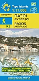 Wandelkaart Fietskaart 9.2 Paxos - Antipaxos Anavasi