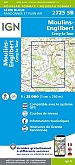 Topografische Wandelkaart van Frankrijk 2725SB - Moulins-Engilbert / Cercy-la-Tour