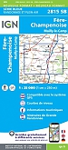 Topografische Wandelkaart van Frankrijk 2815SB - Fere-Champenoise Mailly-le-Camp