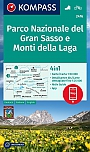 Wandelkaart 2476 Parco Nazionale del Gran Sasso e Monti della Laga Kompass