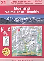 Wandelkaart 21 Bernina Valmalenco - Sondrio | Escursionista