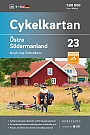 Fietskaart Zweden 23 Södermanland Oost Cykelkartan