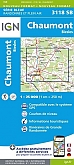 Topografische Wandelkaart van Frankrijk 3118 SB - Chaumont / Biesles