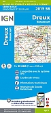 Topografische Wandelkaart van Frankrijk 2015SB - Dreux / Nonancourt