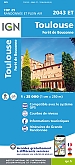 Topografische Wandelkaart van Frankrijk 2043ET - Toulouse