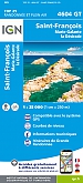 Topografische Wandelkaart Guadeloupe 4604GT - St-Francois / Marie-Galante / La Desirade (Guadeloupe)