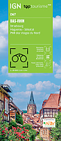 Wegenkaart - Fietskaart D67 Top Bas-Rhin | IGN Top Tourisme