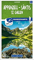 Wandelkaart 9 Appenzell / Säntis / St. Gallen | Kummerly + Frey