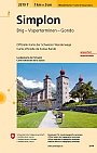 Topografische Wandelkaart Zwitserland 3319T Simplon Brig Visperterminen Gondo - Landeskarte der Schweiz