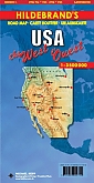 Wegenkaart - landkaart West USA | Hildebrand
