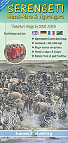 Wegenkaart Landkaart Serengeti Masai-Mara Ngorongoro | Harms IC Verlag