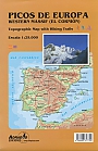 Wandelkaart 3 Picos de Europa el Cornion Mapa Topografico | Adrados